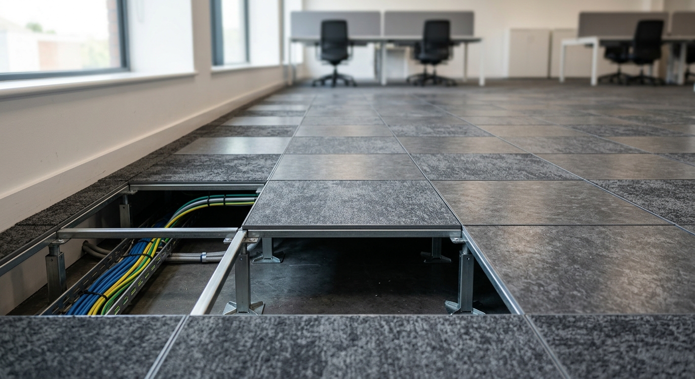 How Raised Access Flooring Improves Data Center Cooling Efficiency